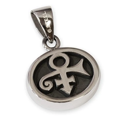 Abbildung von Fly Style Anhänger aus 316L Edelstahl Prince The Symbol