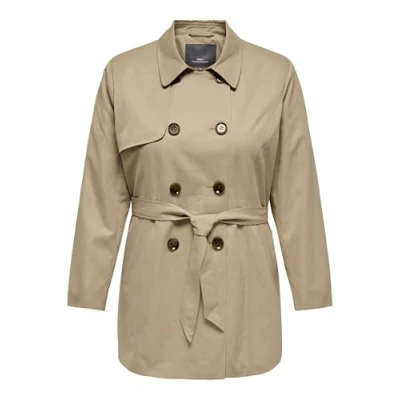 Abbildung von ONLY Carmakoma Carvalerie Trenchcoat, Damen, Größe: S 42/44, Ginger root