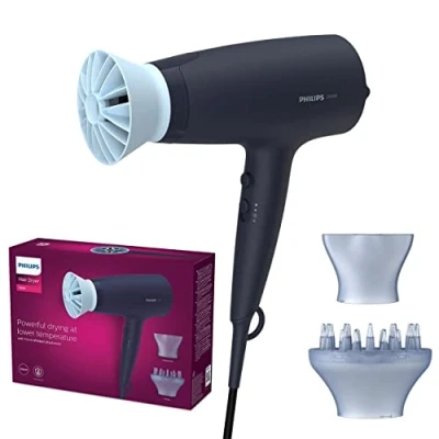 Abbildung von Philips Haartrockner der Serie 3000 mit Ionisierungsfunktion (Modell BHD360/20)