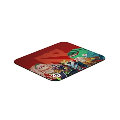 Abbildung von SteelSeries QcK Mini Dota 2 / TI Gaming Mauspad Stoff Gummiunterseite Schwarz (250mm x 210mm 2mm), Klein