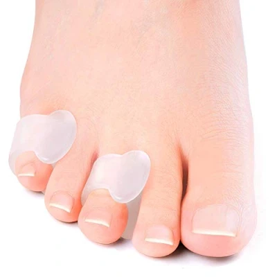Abbildung von Welnove Zehentrenner, Gel Zehenspreizer, Kleine Bunion korrektur zur Verhinderung von Reibung und Druckentlastung (12 Stück)