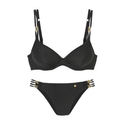 Abbildung von Jette BÜGEL SET Bikini, Damen, Größe: 36xC, Schwartz