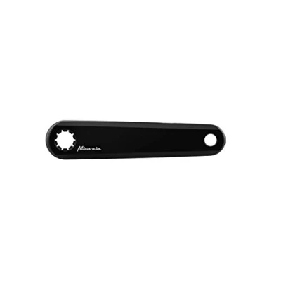 Abbildung von Miranda E Bike Fit Alloy Cranks Delta Style 155mm Black Kurbeln, 155 mm, Schwarz