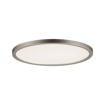 Abbildung von Paulmann 92946 LED Panel Areo rund incl. 1x12 Watt Deckenlampe Nickel matt Deckenleuchte Kunststoff Wohnzimmerlampe 3000 K