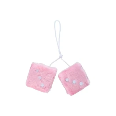 Abbildung von CARPOINT Fuzzy Dice 0510085 Lufterfrischer rosa