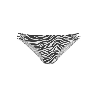 Abbildung von Venice Beach Bikinihose schwarzweiß, Damen, Größe: 42, Schwarz weiß