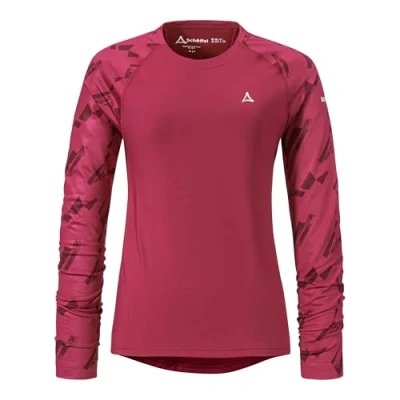 Abbildung von Schöffel Lakata Trail Langarmshirt, Damen, Größe: 42, Rot
