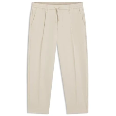Abbildung von BOSS T Convertpleat Stoffhose, Herren, Größe: 54, Open beige four