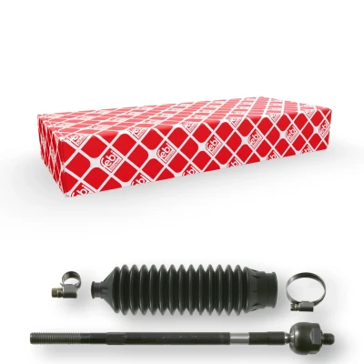 Abbildung von FEBI BILSTEIN 08760 Axialgelenk Vorderachse links, rechts 323 mit Schellen, Lenkmanschetten FORD: ESCORT 5 Cabriolet