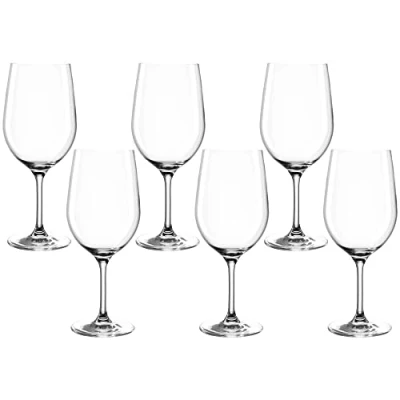 Abbildung von Leonardo Ciao+ Rotwein Gläser 6er Set, Kelche mit gezogenem Stiel, spülmaschinenfeste Wein Gläser, Höhe 22,5 cm, 610 ml, 061449