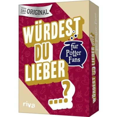 Abbildung von Würdest du lieber …? Die Edition für Potter Fans: Das Kartenspiel. Der Spieleklassiker Fans von Harry Potter. Lustiges Geschenk Potterheads