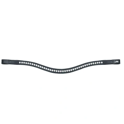 Abbildung von Schockemöhle Stirnriemen Crystal Select Schwarz/Silber VB
