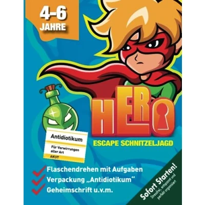 Abbildung von Superhelden Schatzsuche Kindergeburtstag 4 6 Jahre: aufgepasst! In Morsecity ist eine sehr starke Superkraft gemeinsam mit einem Schatz versteckt! (Bravo Schatzsuche)