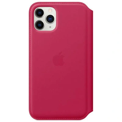 Abbildung von Apple Leather Folio Case iPhone 11 Pro Raspberry ✅ SB Supply MY1K2ZM/A