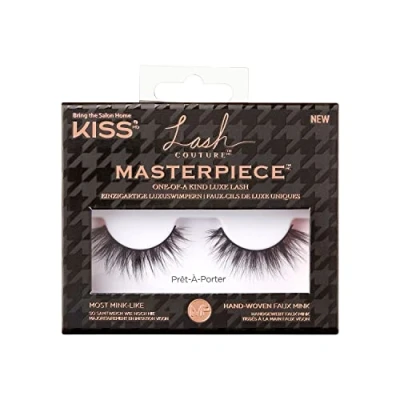 Abbildung von KISS Lash Couture Masterpiece Hand Woven False Eyelashes, handgefertigte Wimpern ‘Prêt À Porter’, 1 Paar