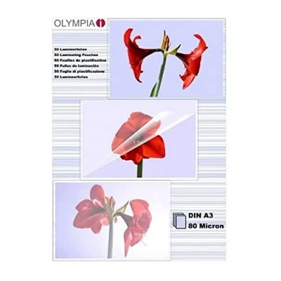 Abbildung von OLYMPIA Folienset 80 Mikron A3 50 Stk