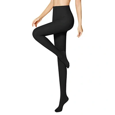 Abbildung von Libella bunte Strumpfhose Damen blickdichte Feinstrumpfhose für Mikrofaser 80 DEN in Klassischen und Trendfarben Schwarz M