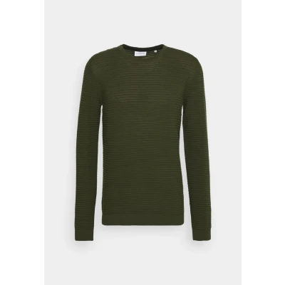 Abbildung von Lindbergh Structure Strickpullover, Herren, Größe: Medium, Army