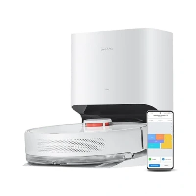 Abbildung von Xiaomi X10 Saugroboter mit automatische Absaugstation &amp; Wischfunktion, 4000Pa, bis zu 180min Laufzeit, 2.5L Staubbeutel, Staubsauger Roboter, Lasernavigation, Tierhaare, Teppiche, Hartböden, APP