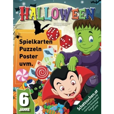 Abbildung von Halloween Schatzsuche ab 6 Jahre: Gruselig, spannend, aufregend Wer hat den Schatz gestohlen? Kreativ &amp; abwechslungsreiche Schnitzeljagd (Bravo Schatzsuche)