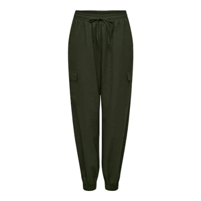 Abbildung von ONLY Onlkatinka Cargohose, Damen, Größe: XS, Forest night