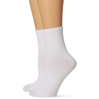 Abbildung von DIM SKIN Ankle 2 PACK Socken, Damen, Größe: 37/41, White