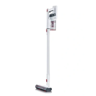 Abbildung von SEVERIN Akku kabellos 40 Min Laufzeit HV 7152, 2 in 1 Staubsauger mit High Speed LED Bürste, Ultraleicht für Teppich, Hartböden &amp; Auto, beutellos, Weiß, 22,2 V, 7152