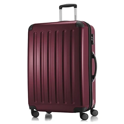 Abbildung von HAUPTSTADTKOFFER Alex Großer Hartschalen Koffer, TSA, 4 Doppel Rollen, Trolley, Rollkoffer, Reisekoffer, Volumenerweiterung, 75 cm, 119 Liter, Burgund