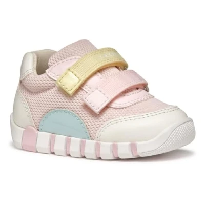 Abbildung von Geox Iupidoo Lauflernschuh für Kinder, Größe: 19, Light pink Schuhe