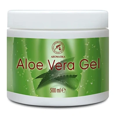 Abbildung von Aloe Vera Gel 500ml Feuchtigkeitspflege für Gesicht Haare und Körper Beruhigendes Haut Kühlendes Alle Hauttypen Trockene Rasiergel