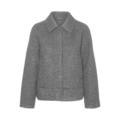 Abbildung von VERO MODA Damen VMLARA Emilia Short Jacket NOOS Jacke, Medium Grey Melange, XS