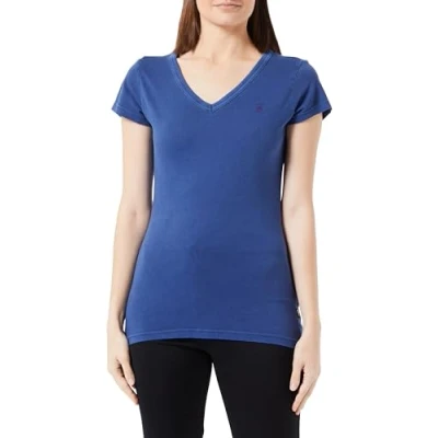 Abbildung von G Star Eyben SLIM Tshirt basic Ballpen blue, Damen, Größe: Small, blue