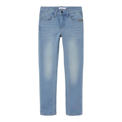Abbildung von Name it Nkmtheo PANT Jeans Skinny Fit für Kinder, Größe: 134, Light blue denim