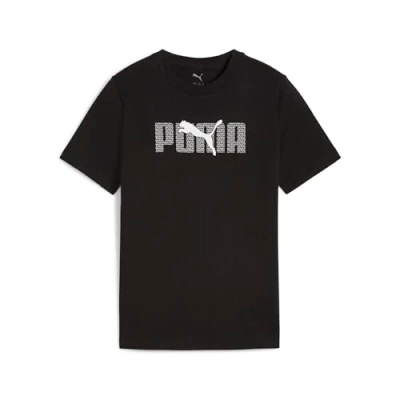Abbildung von Puma Jungen ESS Logo Lab Tee B T Shirts, Black, 140 EU