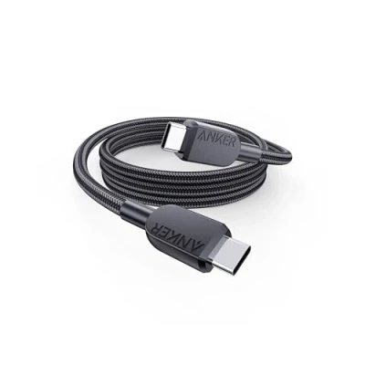 Abbildung von Anker USB C auf Kabel, 240W Kabel 90cm, Kompatibel mit iPhone 16/15 Serie, MacBook Pro/Air, iPad Galaxy S24, Pixel, Switch, LG (Geflochten, 2.0)