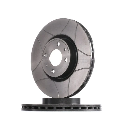 Abbildung von BREMBO MAX LINE 09.4939.75 Bremsscheibe 284 22 4 innenbelüftet, geschlitzt beschichtet mit Schrauben FIAT: BRAVO 2, Stilo Multi Wagon, Qubo