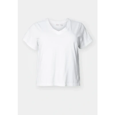 Abbildung von Levi&#039;s Plus BOXY V NECK TEE Tshirt basic white, Damen, Größe: 46/48, White