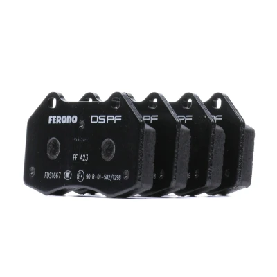 Abbildung von FERODO RACING FDS1667 Bremsbelagsatz RENAULT: MEGANE 2, CLIO 3, ALFA ROMEO: MiTo, ABARTH: 500 / 595 695 Hatchback, Punto