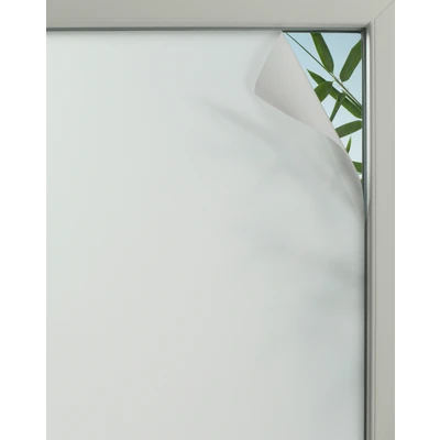 Abbildung von GARDINIA Statische Fensterfolie Privacy 75, Selbsthaftend, Blickdicht, Blickschutz, Lichtdurchlässig, Sichtschutzfolie, Haftet statisch ohne Kleber, 67,5 x 150 cm