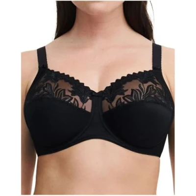 Abbildung von Chantelle AMAZONE, Sehr Bedeckender Bügel BH, Damen Unterwäsche, Schwarz, 90F
