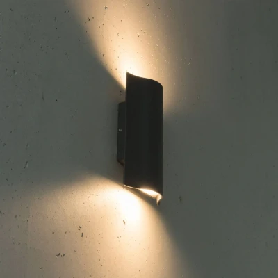 Abbildung von HEITRONIC LED Wandleuchte »Laola«, 2 flammig, Leuchtmittel Modul fest integriert, Wandlampe, Außenlampe, Lichtaustritt oben und unten