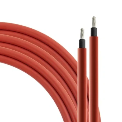 Abbildung von SeKi Solarkabel 6mm² 20 Meter H1Z2Z2 K rot PV Leitung für Solarmodule; bis 1500V; flexibel, doppelte Isolierung, reines Kupferkabel; Ring