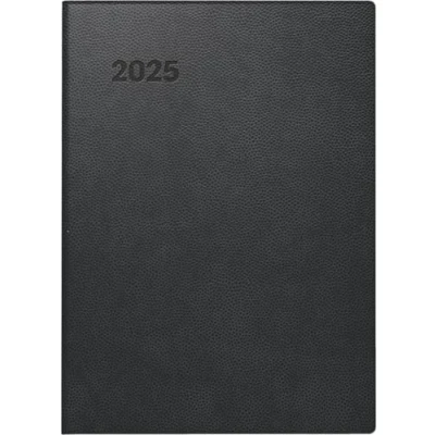 Abbildung von BRUNNEN Taschenkalender Modell 731 (2025), 2 Seiten = 1 Woche, A6, 176 Seiten, Kunststoff Einband, schwarz