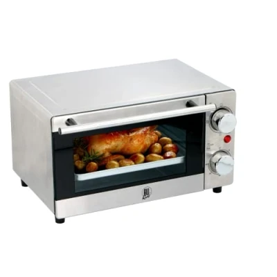 Abbildung von All Ride Minibackofen 24V Backofen über Zigarettenanzünder Camping für LKW oder Wohnmobil 300W 9L Edelstahl Tragbarer Ofen unterwegs Kleiner