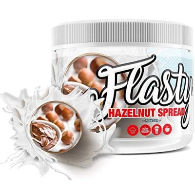 Abbildung von Flasty Geschmackspulver (Nougataufstrich) 1 x 250g Kalorienarmes Flavour Pulver mit Nur ca. 7 kcal pro Portion bringt es Leben in deinen Quark, Joghurt und vielem mehr.
