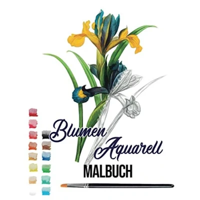 Abbildung von blumen aquarell malbuch: mallbuch easy watercolor