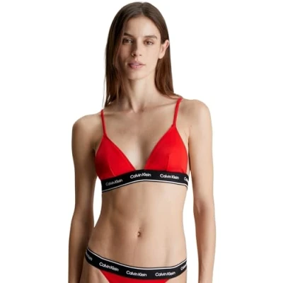 Abbildung von Calvin Klein Swimwear Bikinitop, Damen, Größe: XL, Cajun red