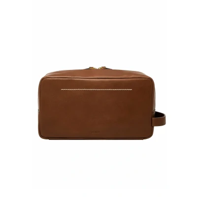 Abbildung von Fossil Gifts Camden Kosmetiktasche, Herren, Größe: One Size, Brown