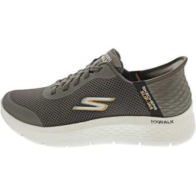 Abbildung von Skechers Herren Go Walk Flex Up Hands Free Slip ins Sneaker, Braun, 44 EU Weit