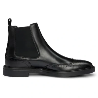 Abbildung von BOSS Calev Stiefelette, Herren, Größe: 40, Black Schuhe